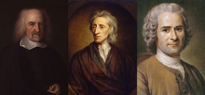 Hobbes Locke Rousseau